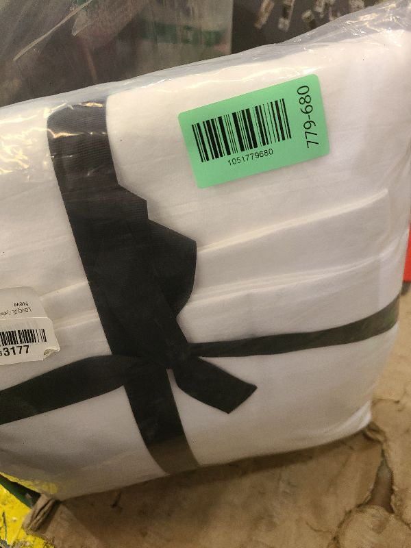 Photo 1 of 100% Washed Cotton Duvet Cover Queen Size, White Linen Like Breathable Natural Bedding Set (No Comforter), 90x90 Inches