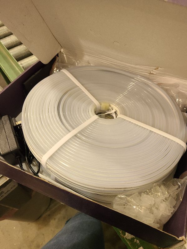 Photo 1 of 200Ft Neon Rope Lights,Flexible Led Rope Lights Control with App/Remote,Multiple Modes Rope Lights,IP65 Outdoor RGB Led Neon Lights Waterproof,Music Sync Gaming Led Neon Light Strip for Bedroom Decor