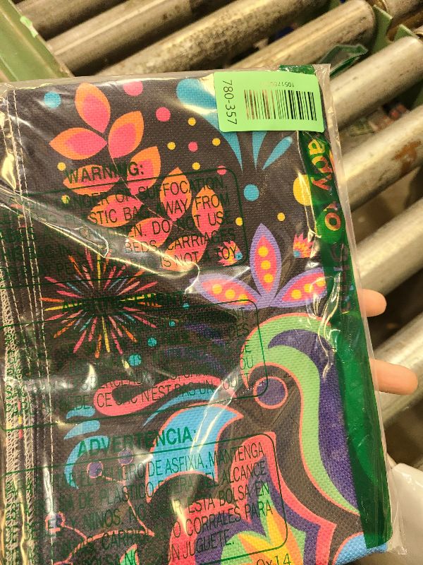 Photo 1 of 14 x 72 Inch Day of The Dead Table Runner, Mexican Cinco De Mayo Dinner Tablecloth for Dia De Los Muertos Holiday Party, Day of The Dead Home Kitchen Dining Indoor Outdoor Decorations