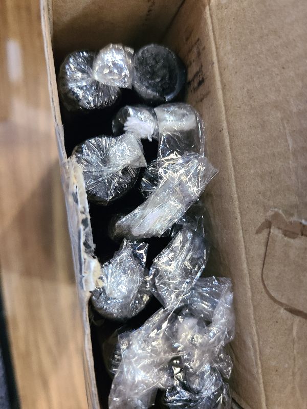 Photo 1 of 14-Pack Black Taper Candles 10-Inch Unscented Dripless - 7.5-Hour Burn Time Long-Lasting Candles for Weddings, Churches, Festivals, Altars (3/4-Inch Thick)