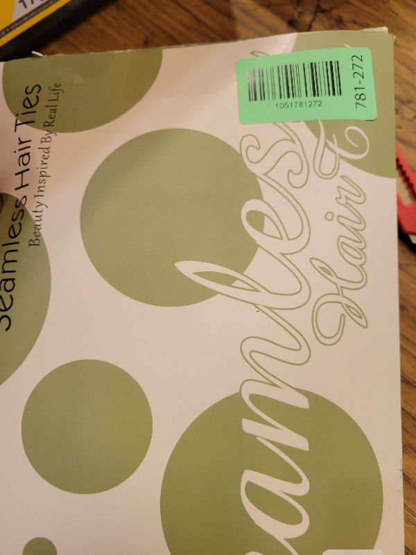 Photo 1 of 100 Pcs Thick Seamless Tan Hair Ties, Ponytail Holders Hair Accessories No Damage for Thick Hair Christmas Gift(Light Blonde Colors)