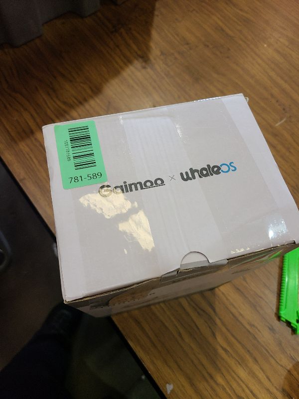 Photo 1 of [NetfIix Official/Stereo Speakers] 4K Projector with Wifi and Bluetooth, 1080P Native Mini Projector Portable, One-Click Use Built-in NetfIix/YouTube/PrimeVideo/D+, Smart Home Outdoor Projector-White