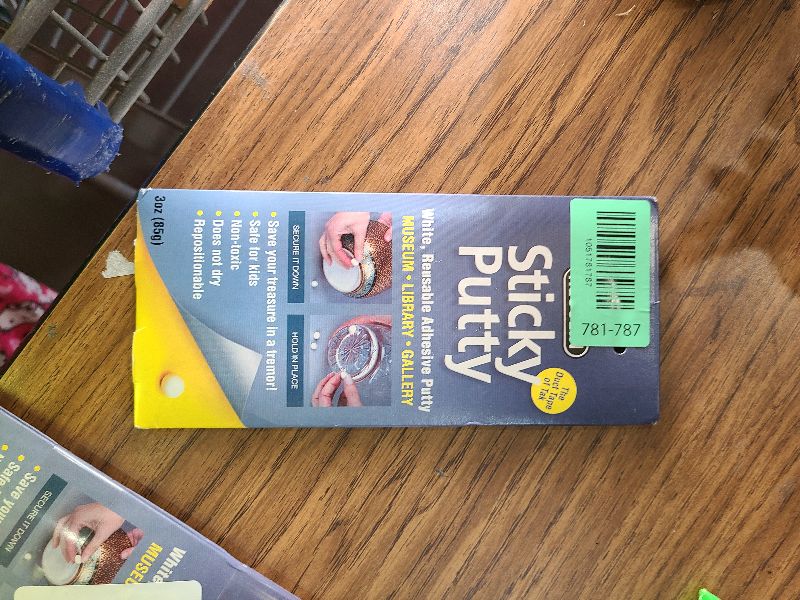 Photo 1 of 3oz Museum Sticky Putty Reusable Repositionable Museum & Gallery Quality Adhesive Putty, Won't Dry Out