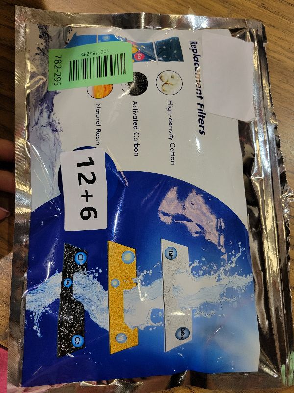 Photo 1 of 12 Pack Replacement Filters for D30 67oz/2L Automatic Pet Fountain, Triple Filtration Pet Fountain Filter Replacement, Carbon Cat Water Fountain Filters