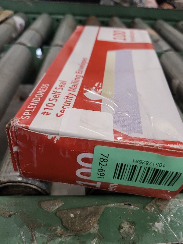 Photo 1 of #10 Envelopes Letter Size Self Seal | 100 Business Mailing Security Peel and Sealing Envelope | 100% Tinted | no 10 White Windowless Legal Regular Plain Envelops Pack | 4-1/8 x 9-1/2 Inches | 24 LB