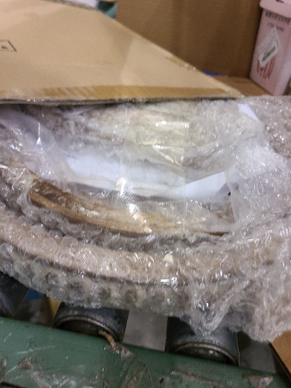 Photo 1 of 2 Tiered Tray, Wooden Beaded Tier Trays Stand for Farmhouse Table Decor, Layered Tray with Vintage Decor, Rustic Tiered Serving Tray for Cupcake Cake Fruit Dessert Stand(Brown Round)