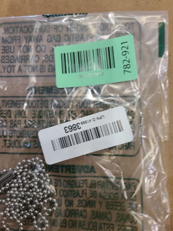 Photo 1 of 2 Pack Pull Chain String Extension with Connector for Ceiling Fan Light Fixture Light Bulb, 304 Stainless Steel Switch Chain Extender,1 Meter Length