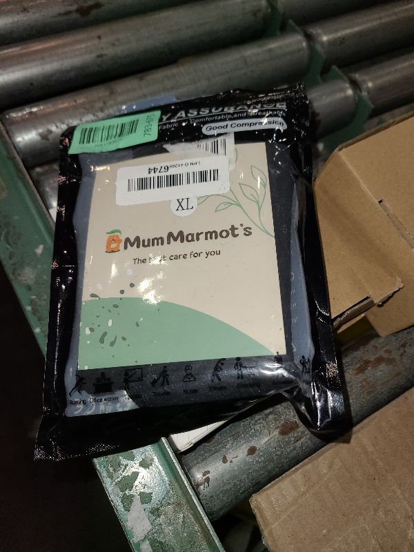 Photo 1 of 20-30mmHg Compression Stockings for Women & Men, MumMarmot's Thigh High Compression Socks with Silicone Dot Band, Graduated Support Compression Stockings for Edema Varicose Veins, Black