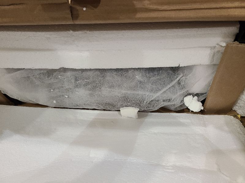 Photo 1 of 22 Inch Bathroom Vanity With Sink, Small Cabinet With Soft Closing Door and Left Side Storage, Modern Freestanding Single Bathroom Vanity, Bath Vanity With Ceramic Sink, Black