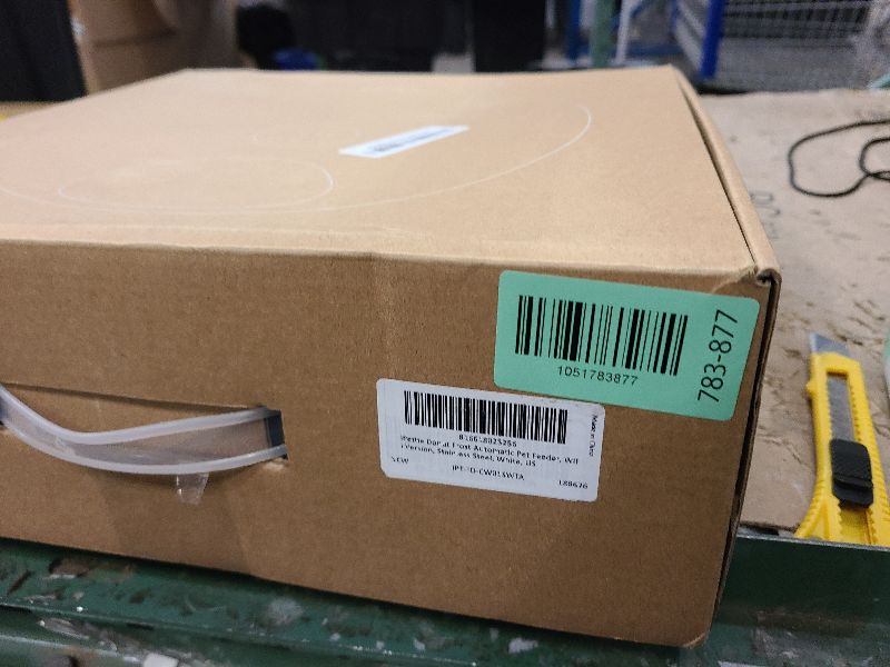 Photo 1 of [Stainless Steel Tray Version] iPettie Donut Frost WiFi 6 Meal Automatic Wet Food Feeder with Ice Packs for Senior and Weak Pets, App Control Programmable Timer, Holds 6 x ½ lb. of Food, White