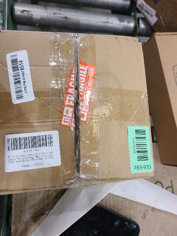 Photo 1 of 2 L Glass Cooking Pot with Lid, Simmer Pot for Stove Potpourri, Save Energy, Heat Resistant, for Water-based Recipes. Heart Shape Lid, Clear,2000ml(68oz)