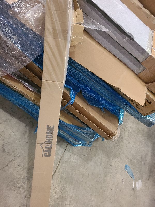 Photo 1 of 24 in. x 80 in. Light Gray Smooth Flush Hardboard Hollow Core Composite Bi-Fold Barn Door with Sliding Hardware Kit