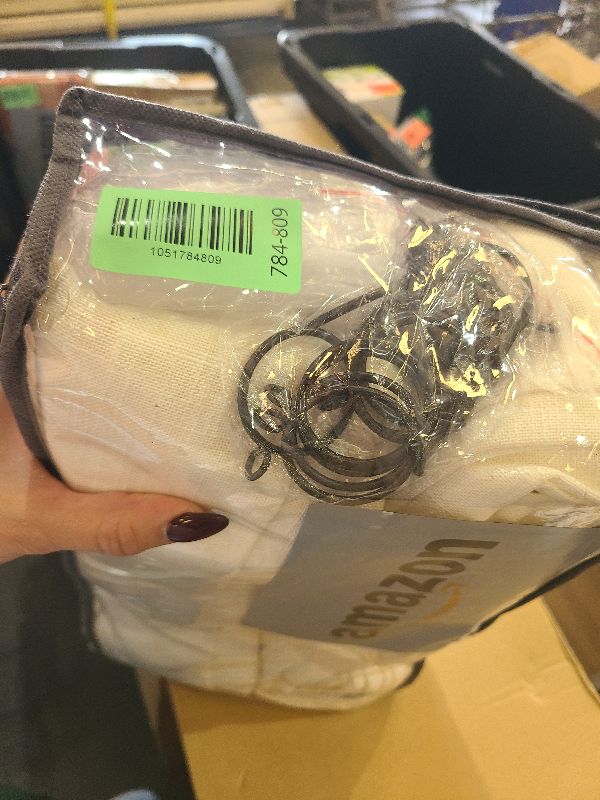 Photo 1 of 102 Inch Long Curtains Pinch Pleat Linen Curtains for Living Room Bedroom 2 Panels Natural Cream Light Filtering Privacy Neutral 102 Inch Pleated Drapes Hooks Rings Back Tab for Window Sliding Door