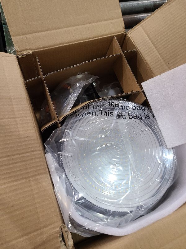 Photo 1 of 100W LED Barn Light, SZGMJIA Dusk to Dawn Outdoor Yard Light with Photocell, Ultra Bright 15,000LM 5000K Daylight, 1000W MH/HPS Replacement,100-277V IP65 Waterproof for Security Area Light, ETL Listed