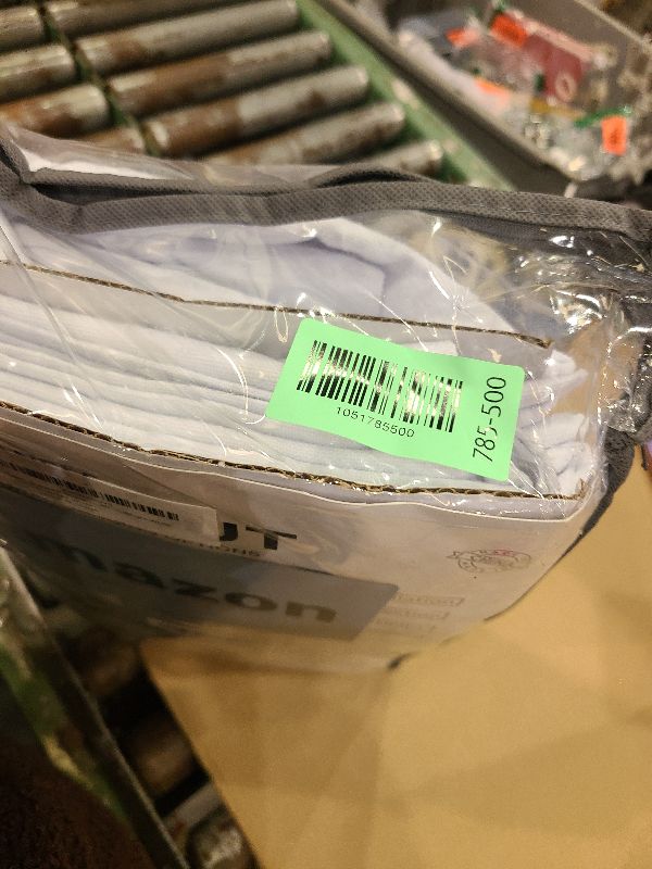 Photo 1 of 100% Blackout Shield Linen Blackout Curtains for Bedroom 96 Inches Long, Back Tab/Rod Pocket Living Room Drapes, Thermal Insulated Blackout Curtains 2 Panels Set, 50" W x 96" L, Bright White