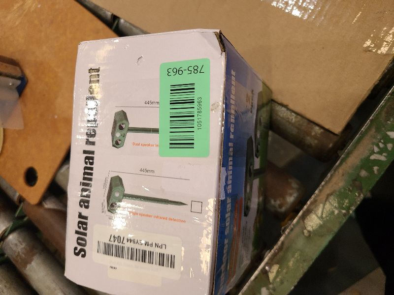 Photo 1 of 2Pack Ultrasonic Animal Repellent Outdoor Deer Repellent Devices Solar Animal Repeller Motion Activated Deterrent to Scare Cat Squirrel Rabbit Raccoon Skunk with LED Flash Lights Yard Lawn 33