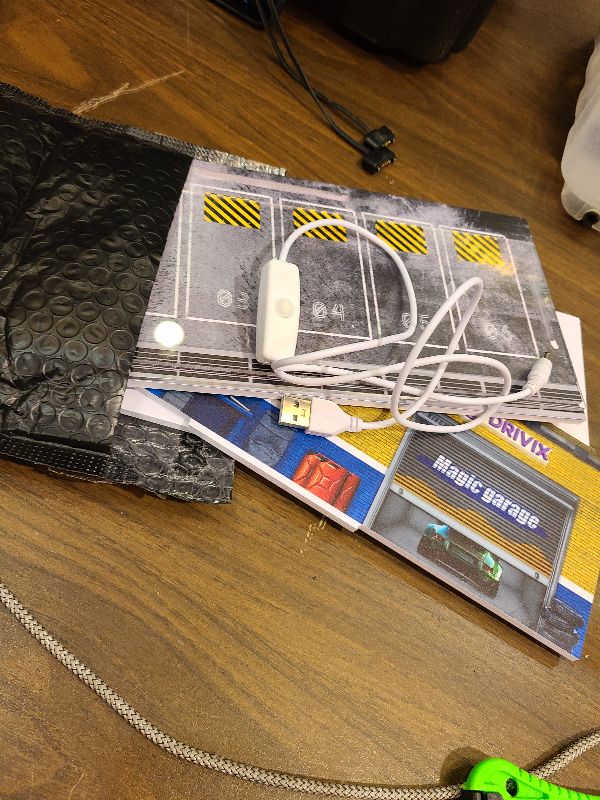 Photo 1 of 1/64 Scale Cars Display Case: Toy Car Parking Garage with LED Light Compatible with Hot Wheels, FoamBoard Storage Display for Matchbox with Acrylic Cover (Repair Store)