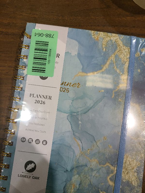 Photo 1 of 2026 Planner, A5 Weekly and Monthly Planners with Tabs, Spiral Bound Daily Calendar 2026 Planner, Agenda Organizers from Jan. to Dec., Hardcover Habit Tracker Journal 6.18" x 8.5"(Grey Marble)
