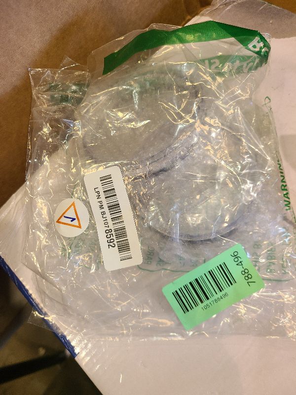 Photo 1 of 2 Replacement Lids for Stainless Steel Tumbler Travel Cup - Fits OF Inner diameter 3.7 to 3.74 INCH Yeti Rambler and others (Transparent) (30 OZ)