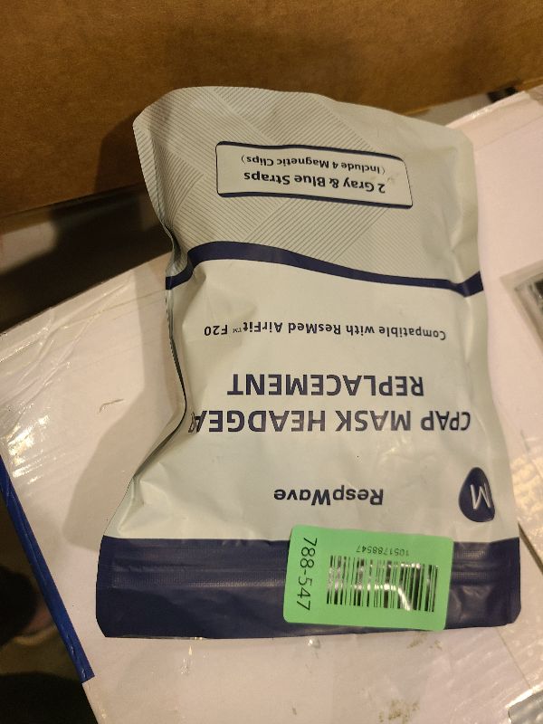 Photo 1 of 2-Pack Replacement CPAP Headgear for AirFit F20 & AirTouch F20, Compatible with F20 Full Face Mask, 4 Stronger Magnetic Clips & 2 Straps, Adjustable & Comfortable Headgear, FSA/HSA Eligible, Medium