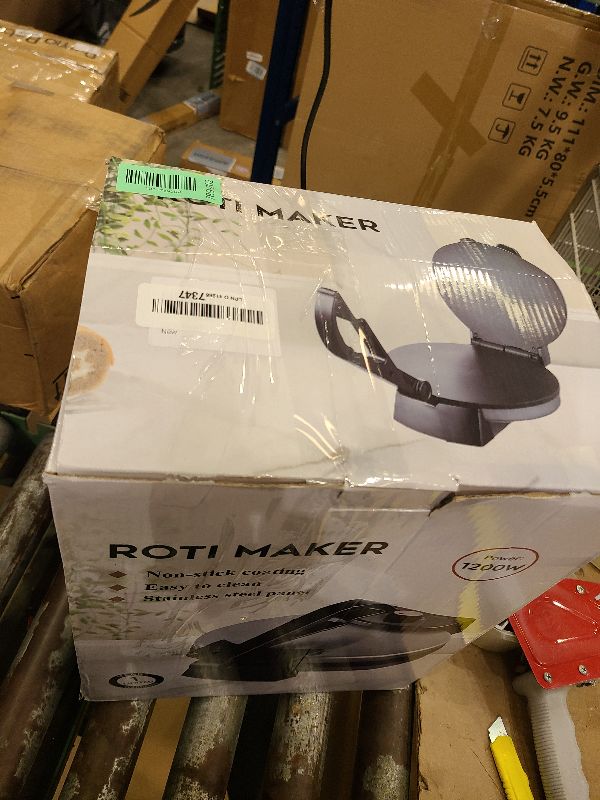 Photo 1 of 10inch Roti Maker by StarBlue with FREE Roti Warmer and Removable Handle - The automatic Stainless Steel Non-Stick Electric machine to make Indian style Chapati, Tortilla, Roti AC 110V 50/60Hz 1200W