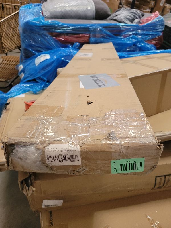 Photo 1 of 2 Packs Metal Stair Step Stringers, 5 Step Steel Riser Stringer for 42.4inch Height Deck(Polished Black)