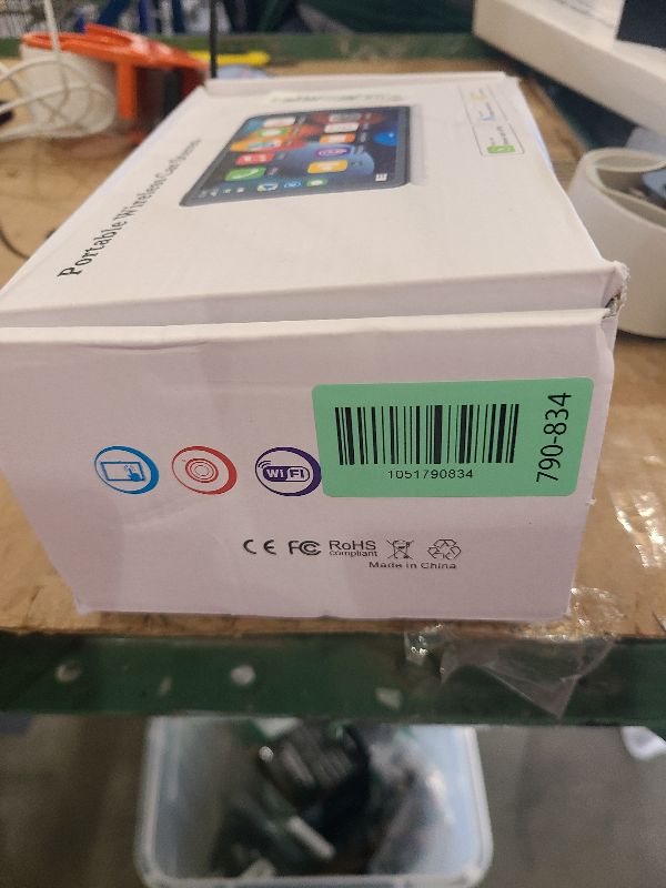 Photo 1 of 2025 Enhanced Carplay Screen for Car - 7" HD Portable Carplay & Android Auto with Bluetooth, HD Backup Camera, GPS Navigation, Siri, FM Radio, AUX, and Mirror Link – Compatible with All Vehicles