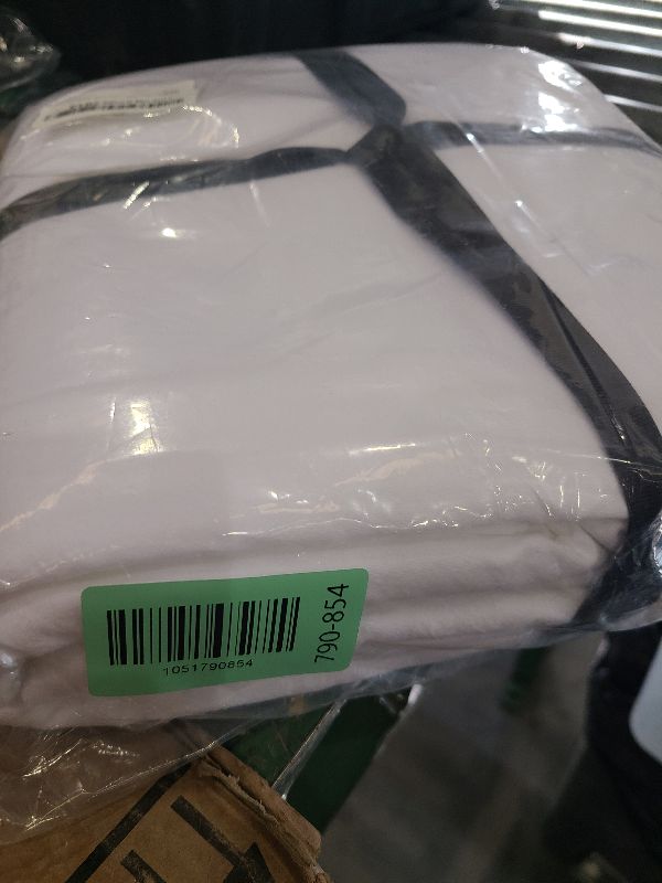 Photo 1 of 100% Washed Cotton Duvet Cover Queen Size, White Linen Like Breathable Natural Bedding Set (No Comforter), 90x90 Inches