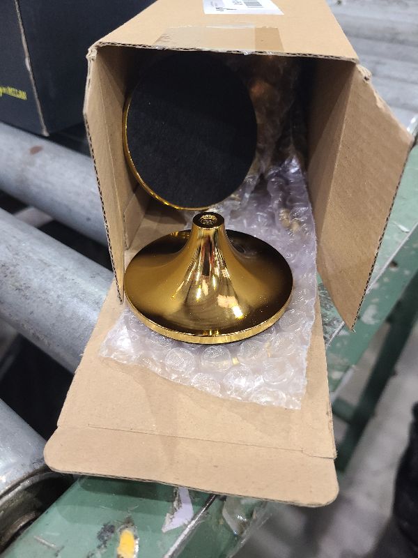 Photo 1 of 2 Sets(6 Pcs) Brass Gold Metal Taper Candle Holders Candlestick Holders, Vintage Modern Decorative Centerpiece Candlestick Holders for Table Mantel Wedding Housewarming Gift