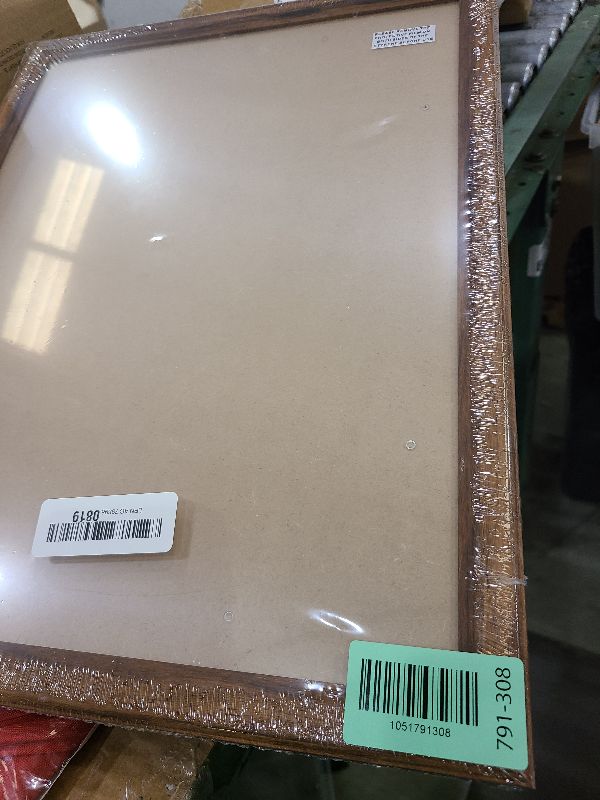 Photo 1 of 12x16 Picture Frame Brown Wood, Rustic Natural 16x12in Woodgrain Frame, Distressed Brown 12 x 16 inch Gallery Wall Photo Poster Frame with HD Plexiglass, Horizontal Vertical Wall Mounting Display 1pcs