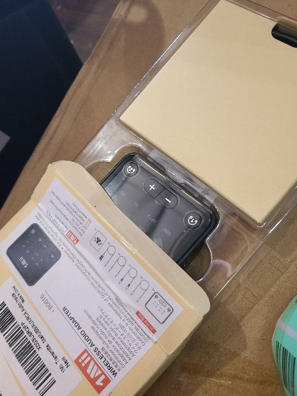 Photo 1 of 1Mii Bluetooth 5.3 Transmitter for TV to 2 Wireless Headphones, Long Range 100ft Bluetooth Adapter for TV aptX Adaptive & HD/Volume Control, Optical/USB/AUX/RCA Audio Inputs