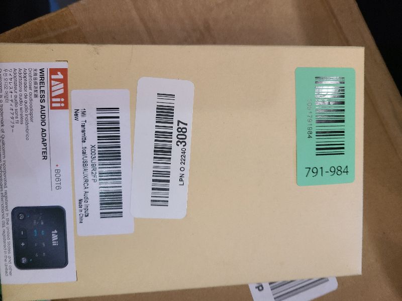 Photo 1 of 1Mii Bluetooth 5.3 Transmitter for TV to 2 Wireless Headphones, Long Range 100ft Bluetooth Adapter for TV aptX Adaptive & HD/Volume Control, Optical/USB/AUX/RCA Audio Inputs