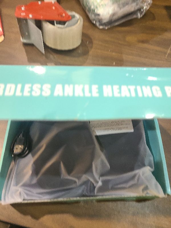 Photo 1 of 2-Pack Ankle Heating Pads with Massage, Ankle Massager for Pain Relief, Heated Wraps for Foot & Ankle, 3 Heat & Vibration Settings, Auto Shut-Off, Cord-Free Use for Daily Comfort & Active