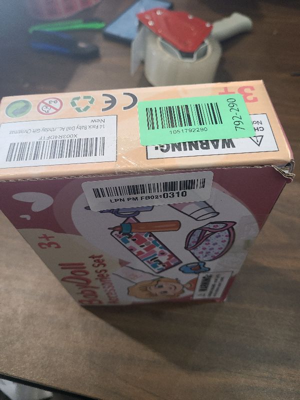 Photo 1 of 14 Pack Baby Doll Accessories, Baby Doll Feeding and Caring Set Includes Diaper Bag, Doll Diapers, Magic Bottle, Changing Mat for Girl Toddler Kid, Babies Pretend Play Set for Birthday Gift Christmas