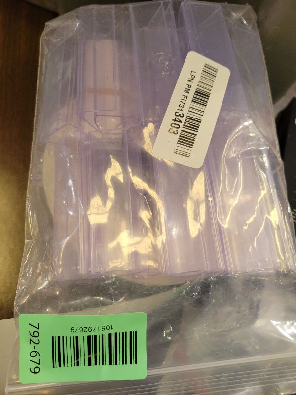 Photo 1 of 30pcs Plastic Shelf Label Holder, 1 * 0.9 * 3 Inch Clear Shelf Label Holder Wood Sign and Tag Ticket Label Holders Clips On to Shelves Thick Shelves with Matched Blank Inserts