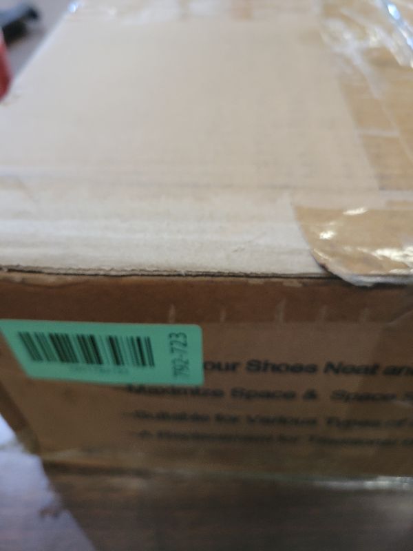 Photo 1 of 12 Pack X Large Shoe Storage Organizer for Closet, Modular Space Saving Shoe Boxes Clear Plastic Stackable Containers Display Case Bins with Lids, Black