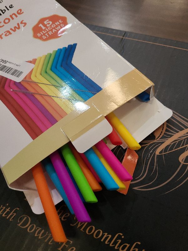 Photo 1 of 15 FITS ALL TUMBLERS STRAWS - Reusable Silicone Straws for 30 and 20 oz Yeti - Flexible Easy to Clean + 2 Cleaning Brushes - BPA Free, No Rubber Taste Drinking - Best Value for Money Pack