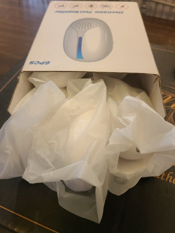 Photo 1 of 2025 Upgraded Ultrasonic Repellent Indoor, Mouse Traps Insert Plug in, Pest Control Repellent Ant,Roach,Rodent, Mouse, Bugs, Mosquito, Spider, for Home, Office, Warehouse 6 Packs