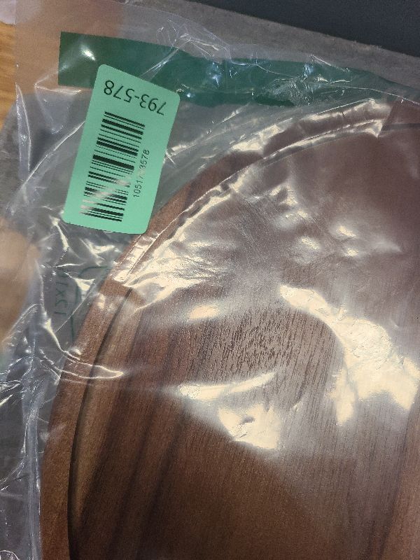 Photo 1 of 11.5 Inch Small Wood Round Decorative Tray for Home Decor, Coffee Table, Dining Table, Kitchen Island, Bathroom Counter