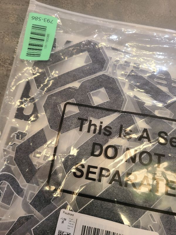 Photo 1 of 190 Pcs Iron on Letters Iron on Numbers Alphabets Fabric Stickers 8 Inch and 3 Inch Number Patches 2'' Heat Transfer Letters for Clothing DIY Crafts Sports Team Uniform(Classic Style,White)