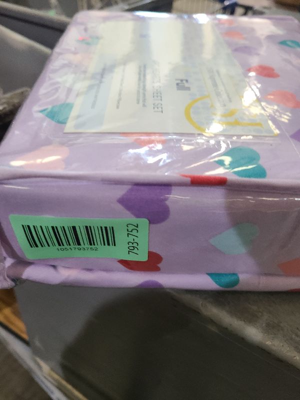Photo 1 of 1500 Supreme Kids Bed Sheet Collection - Fun Colorful and Comfortable Boys and Girls Toddler Sheet Sets - Deep Pocket Wrinkle Free Soft and Cozy Bedding - Full, Hearts