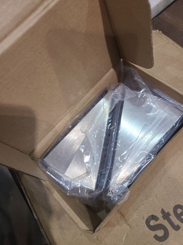 Photo 1 of 2 Pack Strongest Heavy Duty Door Stopper Wedge - Spring Large Door Stoppers, Tall Door Stoppers for Bottom of Doors, Metal Door Stop 3 Inches High, Non-Slip Rubber Doorstop, Suits Carpet, Tile, Wood