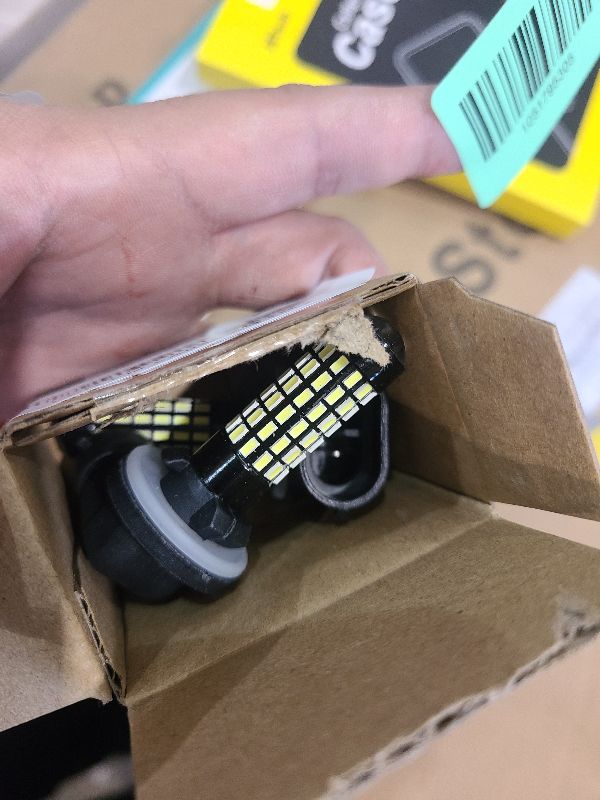 Photo 1 of 10L0L 881 Golf Cart Headlight Bulb Lights for EZGO Club Car DS Precedent, Super Bright Fog Light Bulbs Golf Cart Light Kit White Must Input 12V- Pack of 2