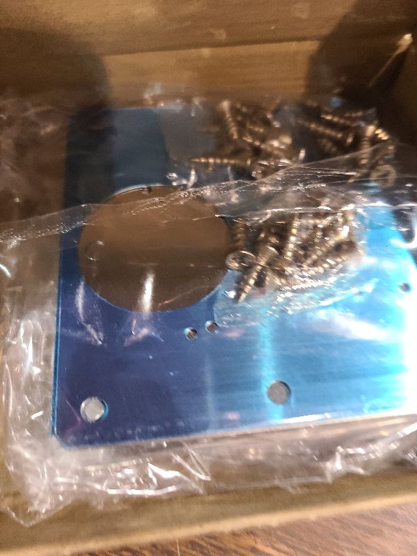 Photo 1 of 12 Pcs Cabinet Hinge Repair Plate, Stainless Steel Hinge Repair Plate, Hinges Fixing Plate Kit for Kitchen Cupboard Cabinet Doors Furniture