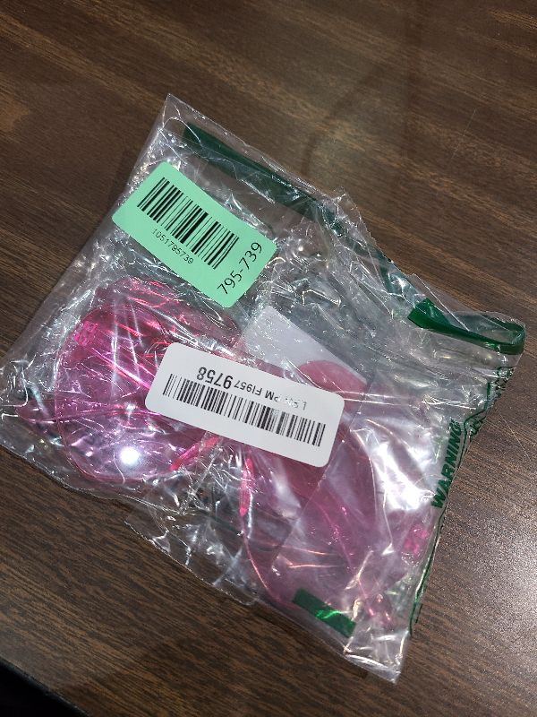 Photo 1 of 2 Pack Hot Pink Heart Shaped Sunglasses for Women - Perfect for Bachelorette Party Decorations