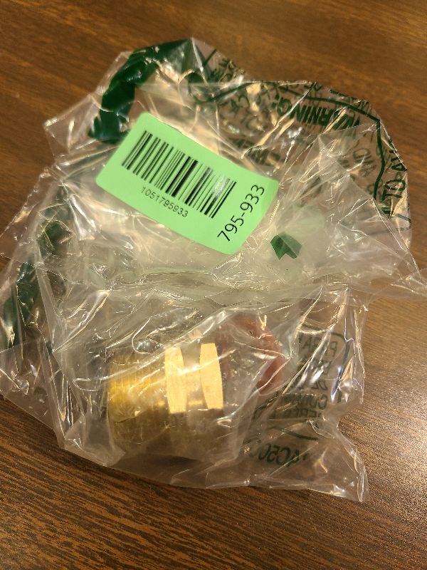 Photo 1 of 2 Pack Brass Garden Hose Adapter, 3/4" GHT Female x 3/4" NPT Male Connector,GHT to NPT Adapter Brass Fitting,Brass Garden Hose to Pipe Fittings Connect