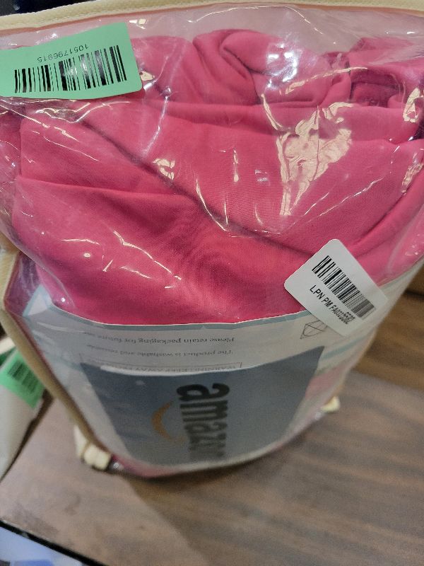 Photo 1 of 20 ft x 10 ft Wrinkle Free Fuchsia Backdrop Curtain for Parties, 4 Panels Polyester Hot Pink Photo Backdrop Drapes for Wedding Birthday Party Baby Shower