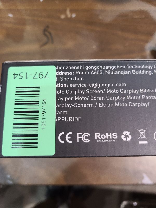 Photo 1 of 2025 CARPURIDE W702BS PRO for BMW Motorcycle CarPlay & Android Auto Dual Bluetooth, 7" Waterproof GPS Navigation Screen, Data Reading, Native Wonder, TPMS, Light Sensor, Music Sharing, Intercom,16-Pin