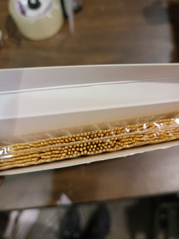 Photo 1 of 2400 Count Bamboo Toothpicks for Teeth Cleaning, Appetizer, Olive, Barbecue, Fruit, Double-Points Wooden Toothpick.