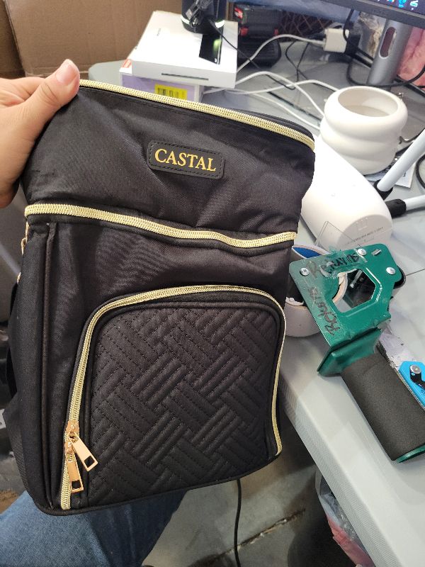 Photo 1 of **CASTAL **Breast Pump Bag with Insulated Compartments,Breastmilk Cooler Backpack for Spectra S1,S2 Medela
